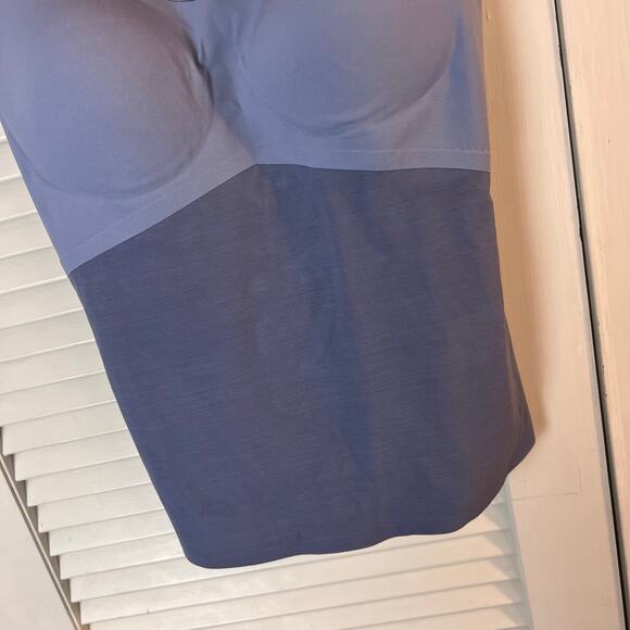 Honeylove LiftWear Cami Tank Top Storm Blue Size Large Built-In Bra Shaping Cami - Picture 5 of 7